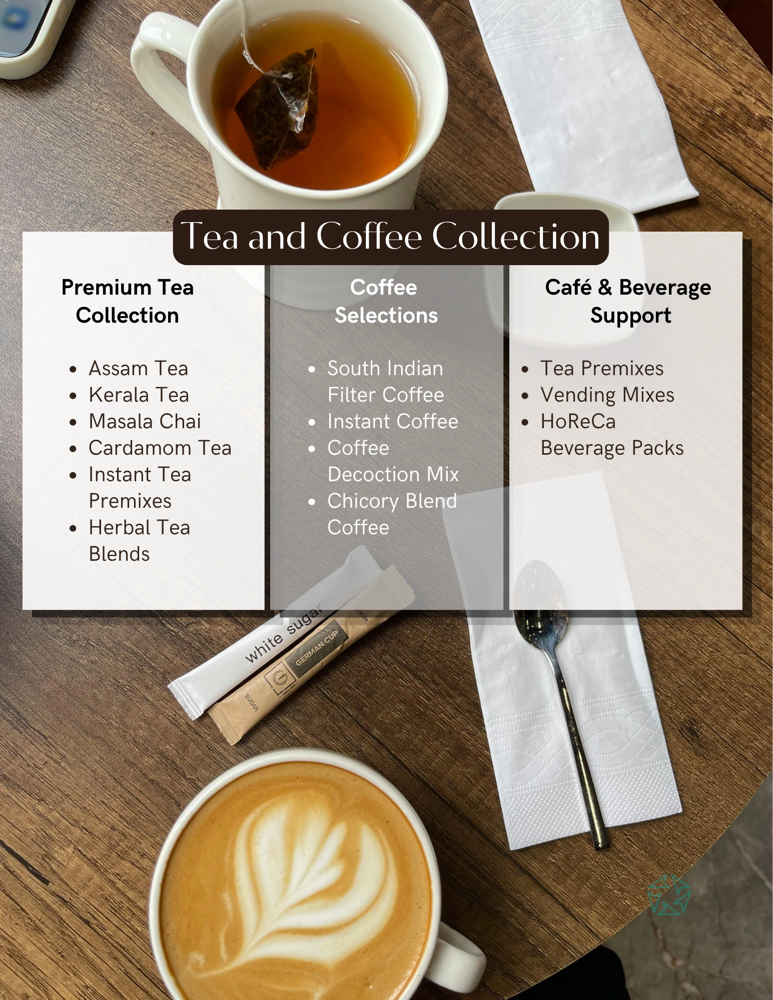tea and coffee